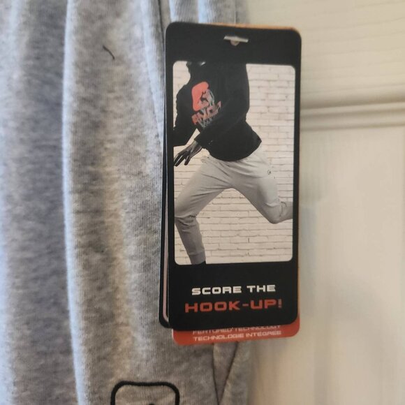 AND1 Men's Bank Shot Jogger Sweats Grey Heather 2XL - Picture 6 of 9